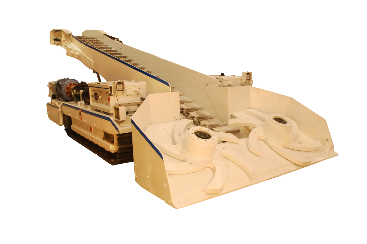 AMAC custom underground loading machines built for coal and potash mines
